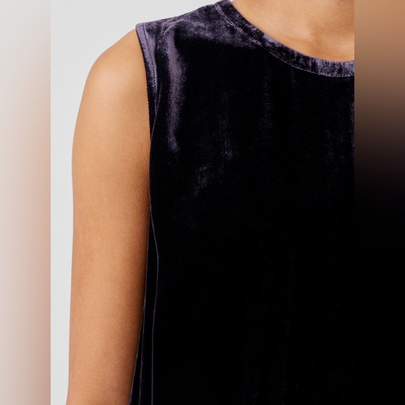 NWT Eileen Fisher Velvet Wide-Leg Jumpsuit - Picture 4 of 8